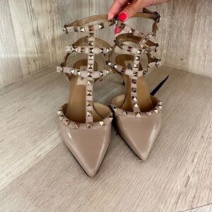 Valentino Rockstud Leather Pumps 65mm